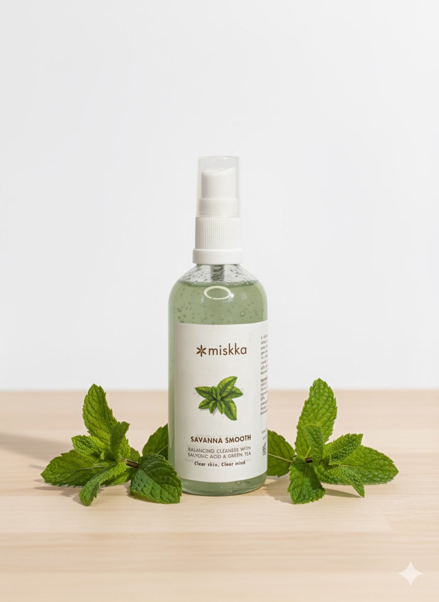 Savanna Smooth : Balancing Salycilic + Green Tea Cleanser